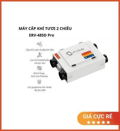 Máy Cấp Khí Tươi 2 Chiều JaamiJ ERV-485D Pro